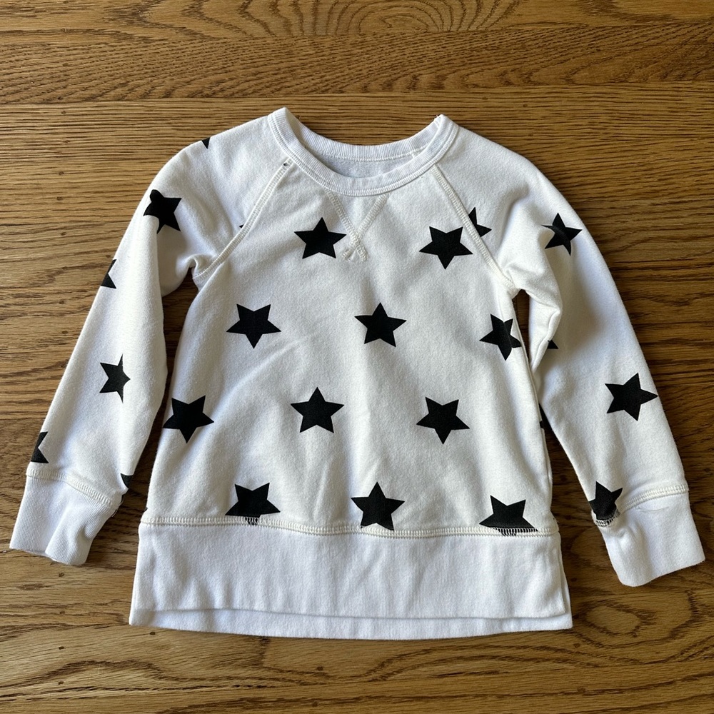 NWOT Primary Stars Tunic Sweatshirt, size 2